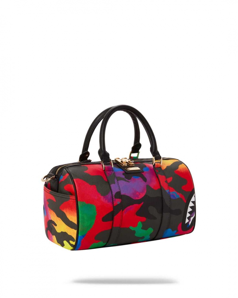 Sprayground Bag CAMOBURST MINI DUFFLE Black | BRIUJ1938