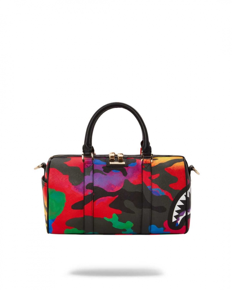 Sprayground Bag CAMOBURST MINI DUFFLE Black | BRIUJ1938