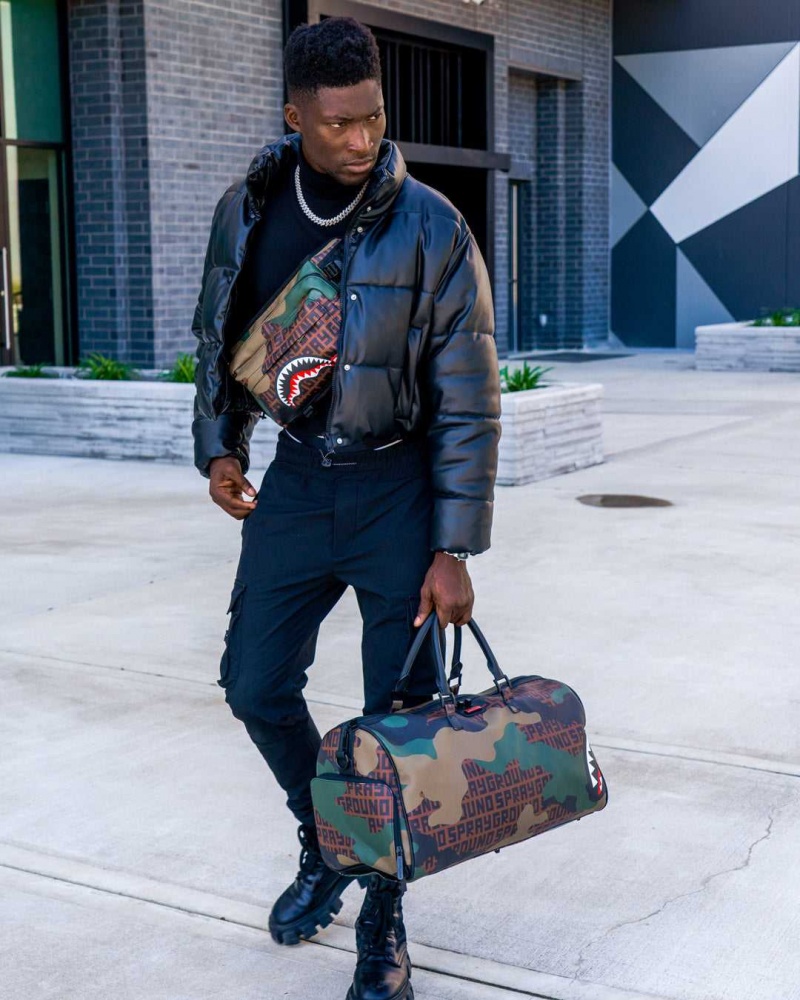 Sprayground Bag CAMOINFINITI DUFFLE Green | ZSICQ0193