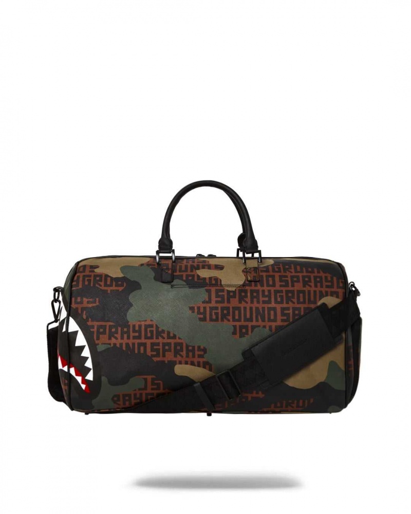 Sprayground Bag CAMOINFINITI DUFFLE Green | ZSICQ0193