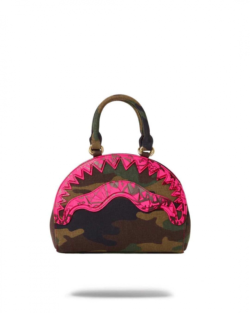 Sprayground Bag CAMOPINK HANG BAG Green | XJYZH4051