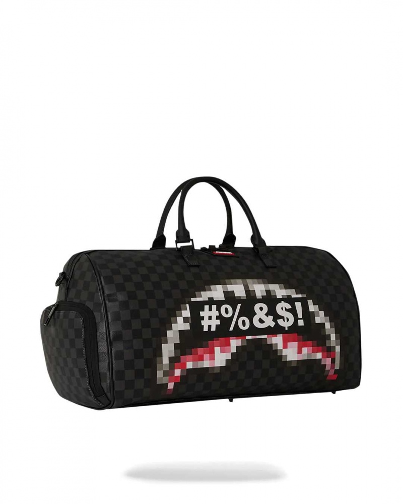 Sprayground Bag CENSORED DUFFLE Black | UNJBA3790