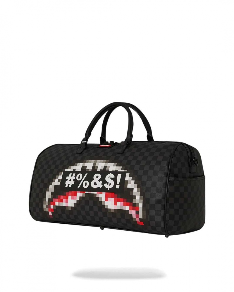 Sprayground Bag CENSORED DUFFLE Black | UNJBA3790