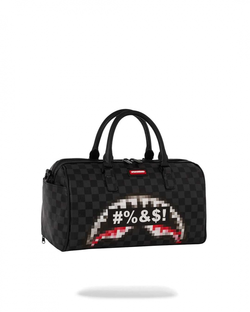 Sprayground Bag CENSORED MINI DUFFLE Black | ULEBM0342