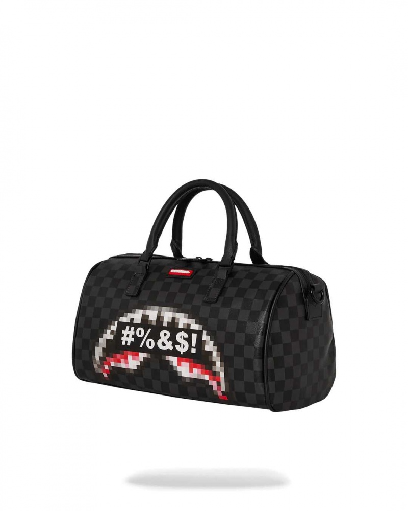 Sprayground Bag CENSORED MINI DUFFLE Black | ULEBM0342