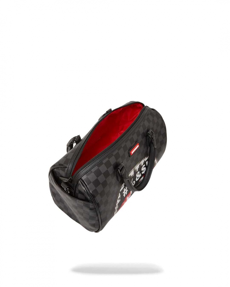 Sprayground Bag CENSORED MINI DUFFLE Black | ULEBM0342