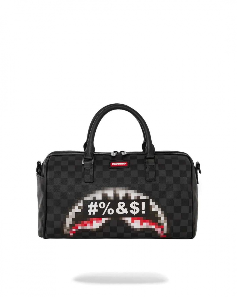 Sprayground Bag CENSORED MINI DUFFLE Black | ULEBM0342