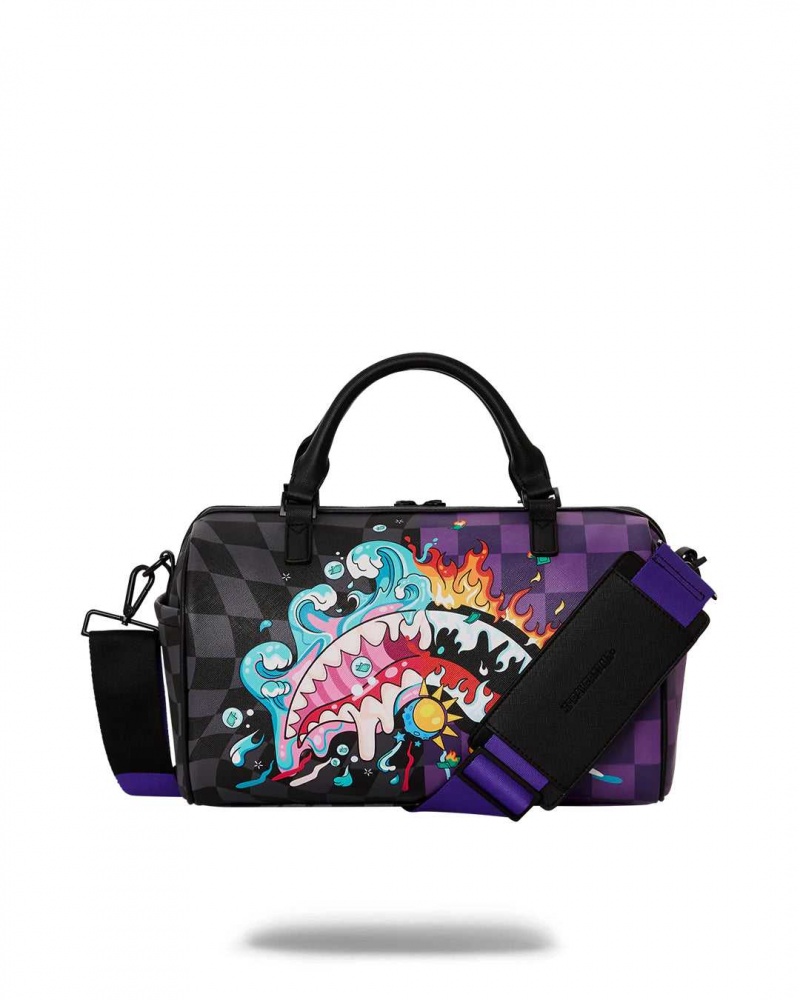 Sprayground Bag CRAZY EYES DUFFLE Purple | OEMAS5738