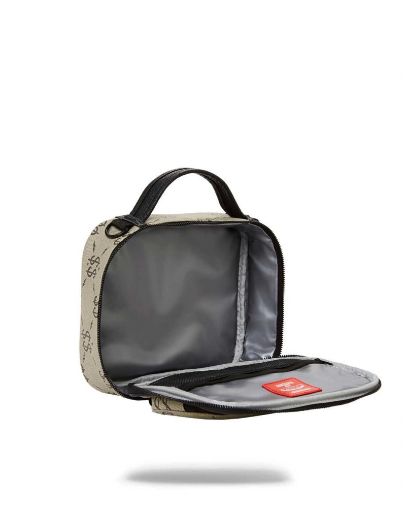 Sprayground Bag DOUBLE MONEY TOILETRY WITH STRAP Grey | MSPFN4603