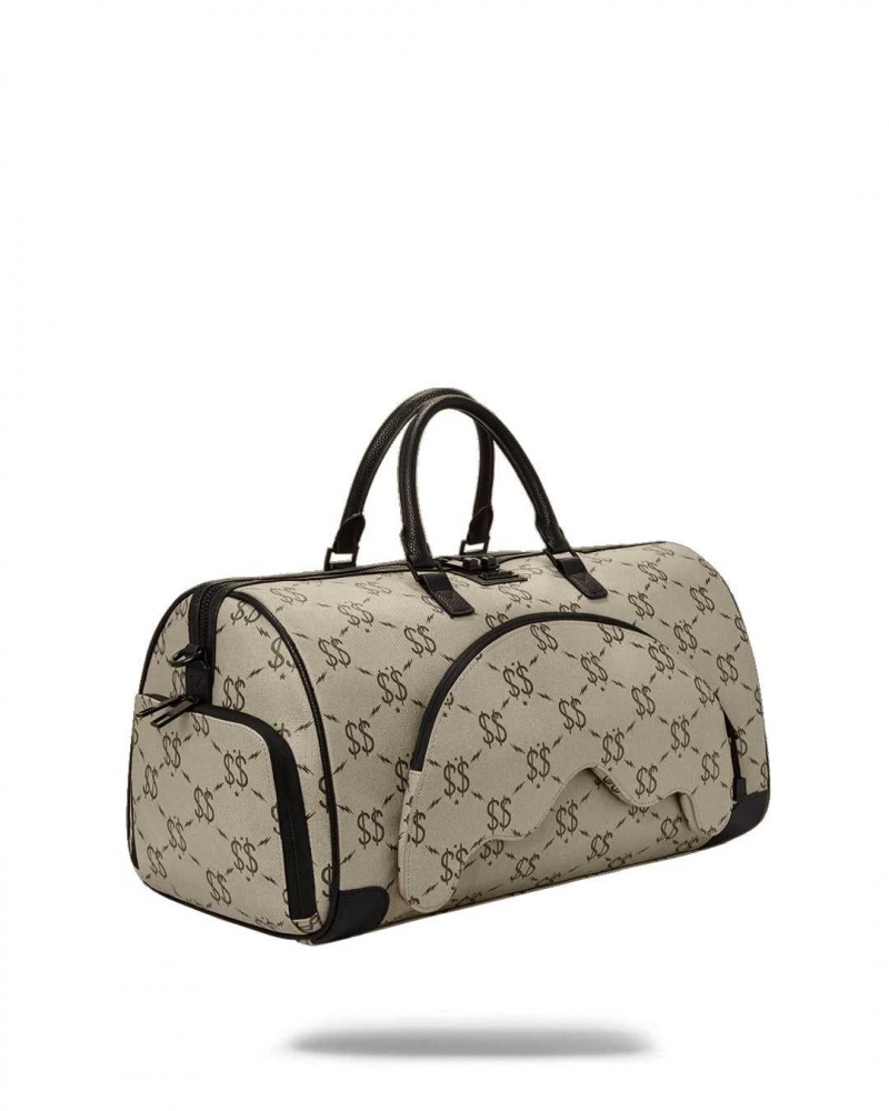 Sprayground Bag DOUBLE MONEY DUFFLE Grey | OGBYT8670