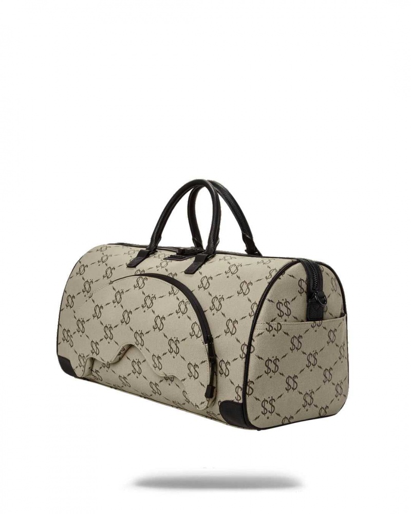 Sprayground Bag DOUBLE MONEY DUFFLE Grey | OGBYT8670