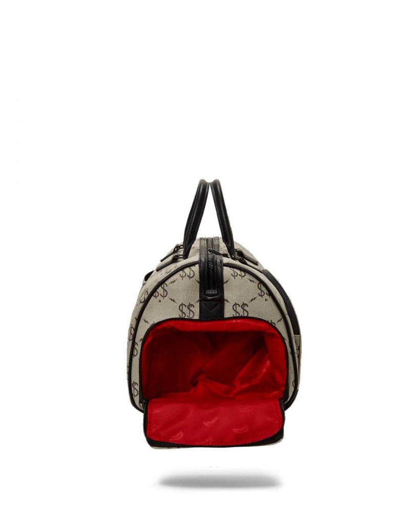 Sprayground Bag DOUBLE MONEY DUFFLE Grey | OGBYT8670