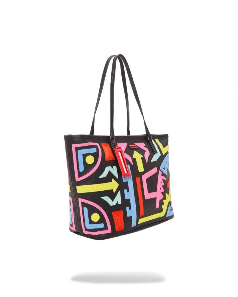 Sprayground Bag ELECTRIC RETRO TOTE Yellow | STYXU2053