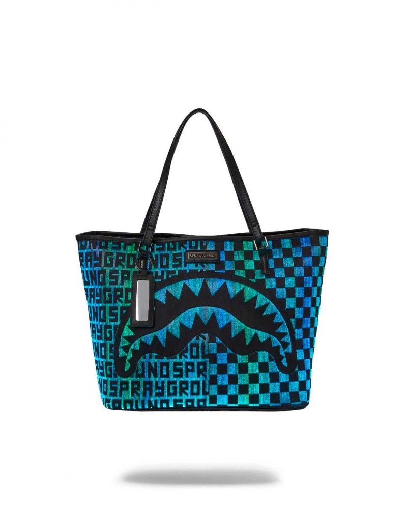 Sprayground Bag FIBER OPTIC INFINITY TOTE Black | MENVR4068