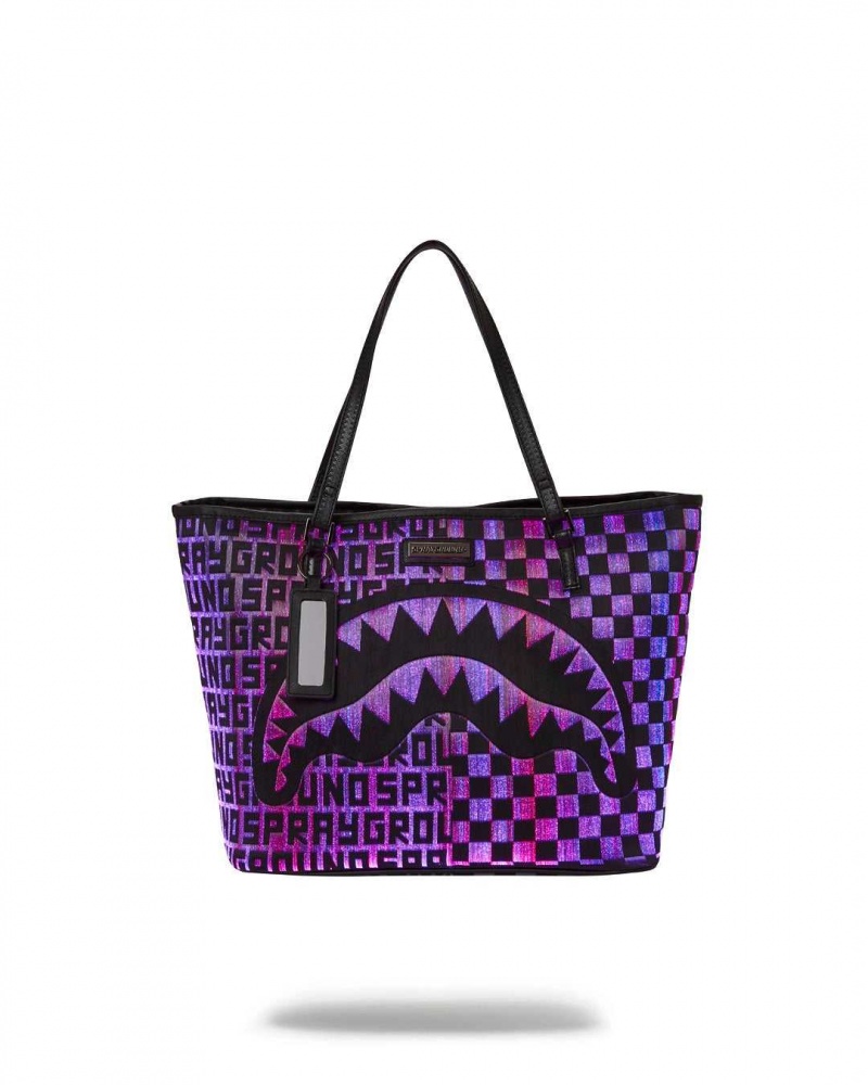 Sprayground Bag FIBER OPTIC INFINITY TOTE Black | MENVR4068