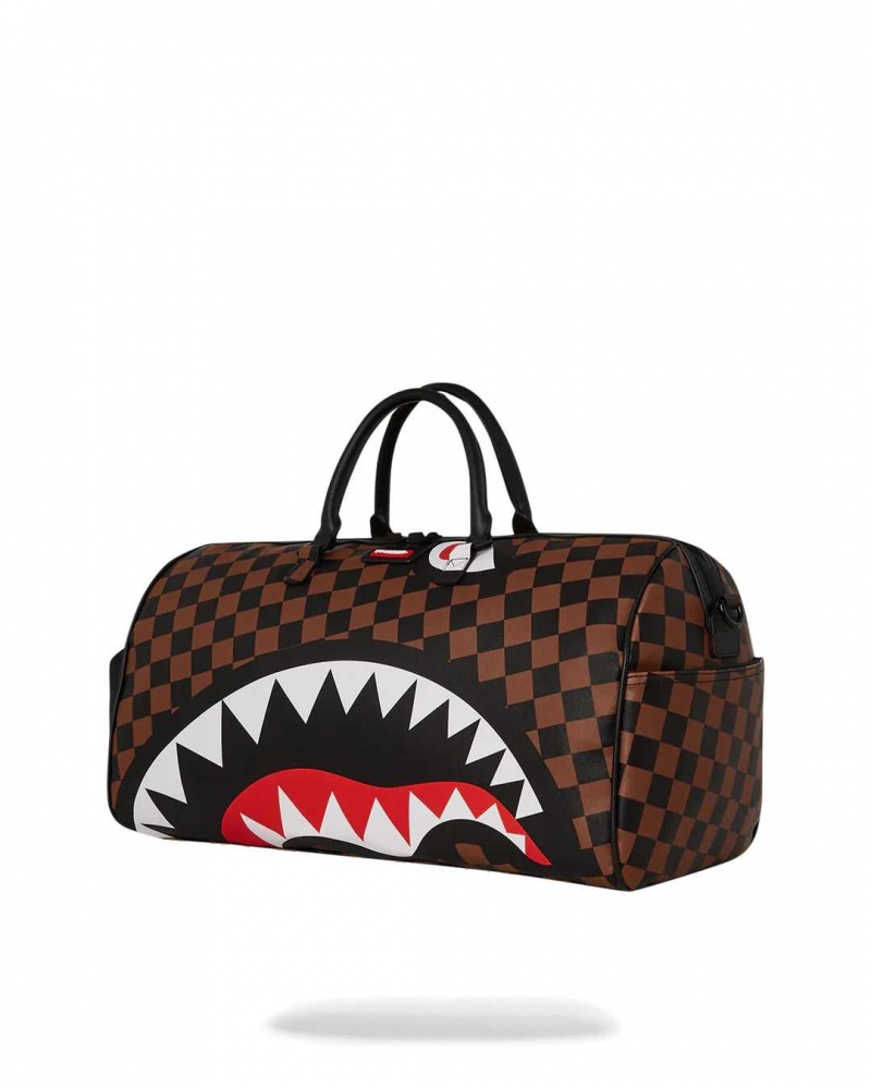 Sprayground Bag HANGOVER DUFFLE Brown | IJDLQ5243