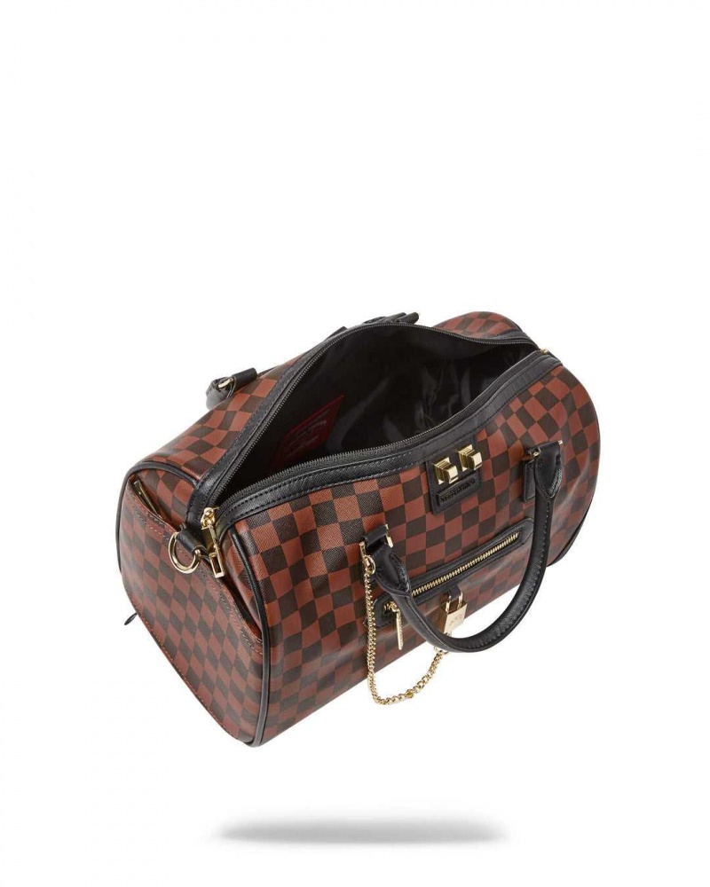 Sprayground Bag HENNY SIP LOCK MINI DUFFLE Brown | GSPVQ0579