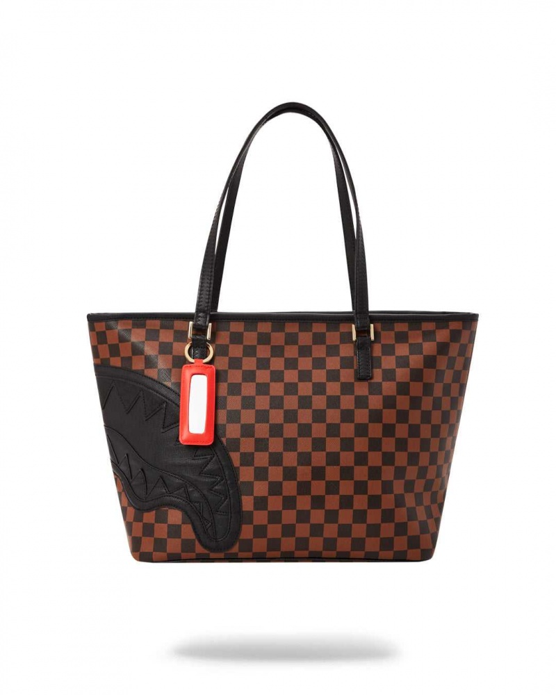 Sprayground Bag HENNY SIP LOCK TOTE Brown | PVWAO7251