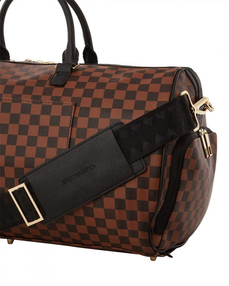 Sprayground Bag HENNY SIP LOCK DUFFLE Brown | WBLAG3924