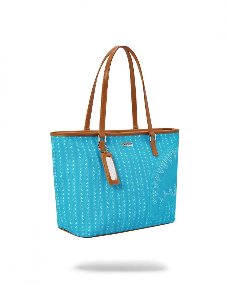 Sprayground Bag ILLUCHAINS TURQ TOTE Turquoise | QIKUA3691