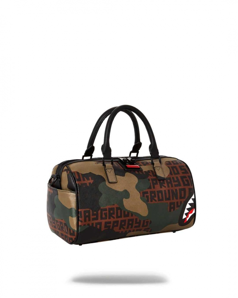 Sprayground Bag INFINITI MINI DUFFLE Camo Green | LROGU3517