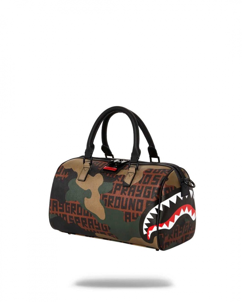 Sprayground Bag INFINITI MINI DUFFLE Camo Green | LROGU3517