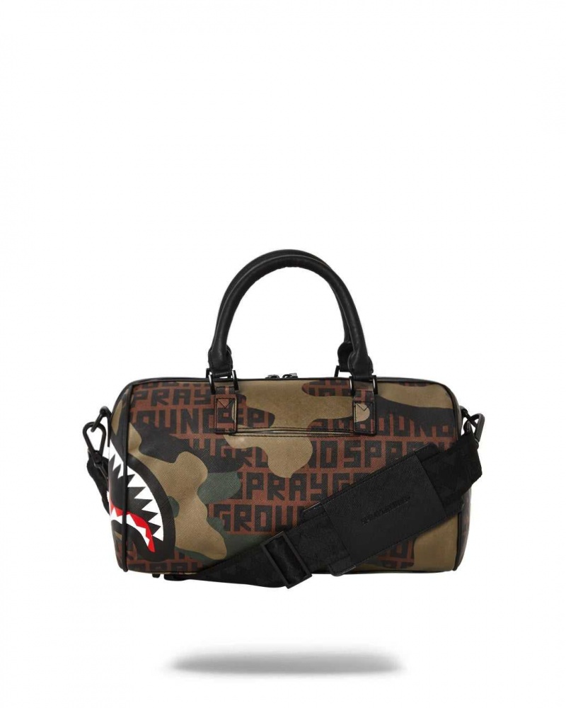 Sprayground Bag INFINITI MINI DUFFLE Camo Green | LROGU3517