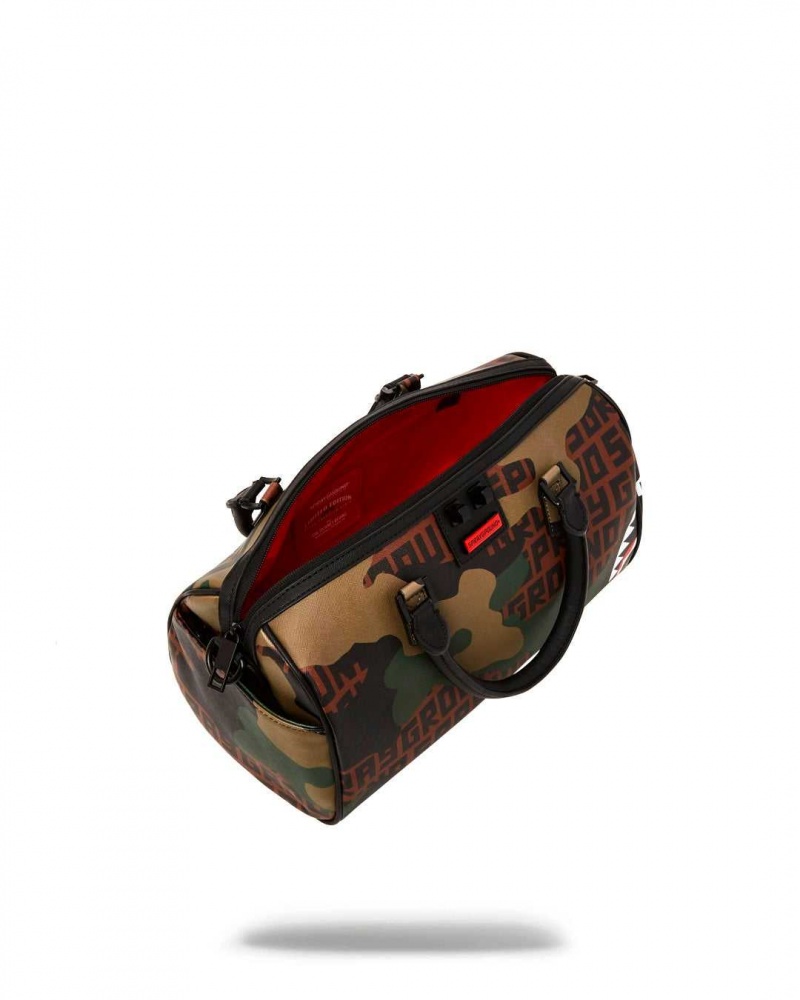 Sprayground Bag INFINITI MINI DUFFLE Camo Green | LROGU3517