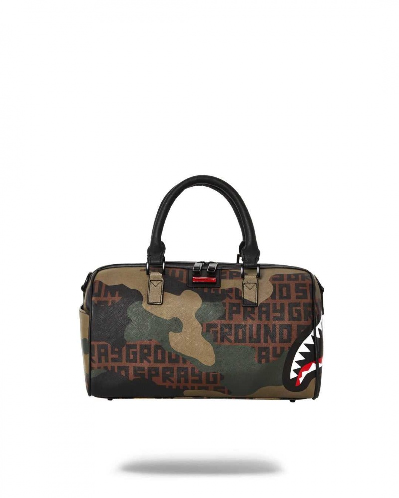 Sprayground Bag INFINITI MINI DUFFLE Camo Green | LROGU3517