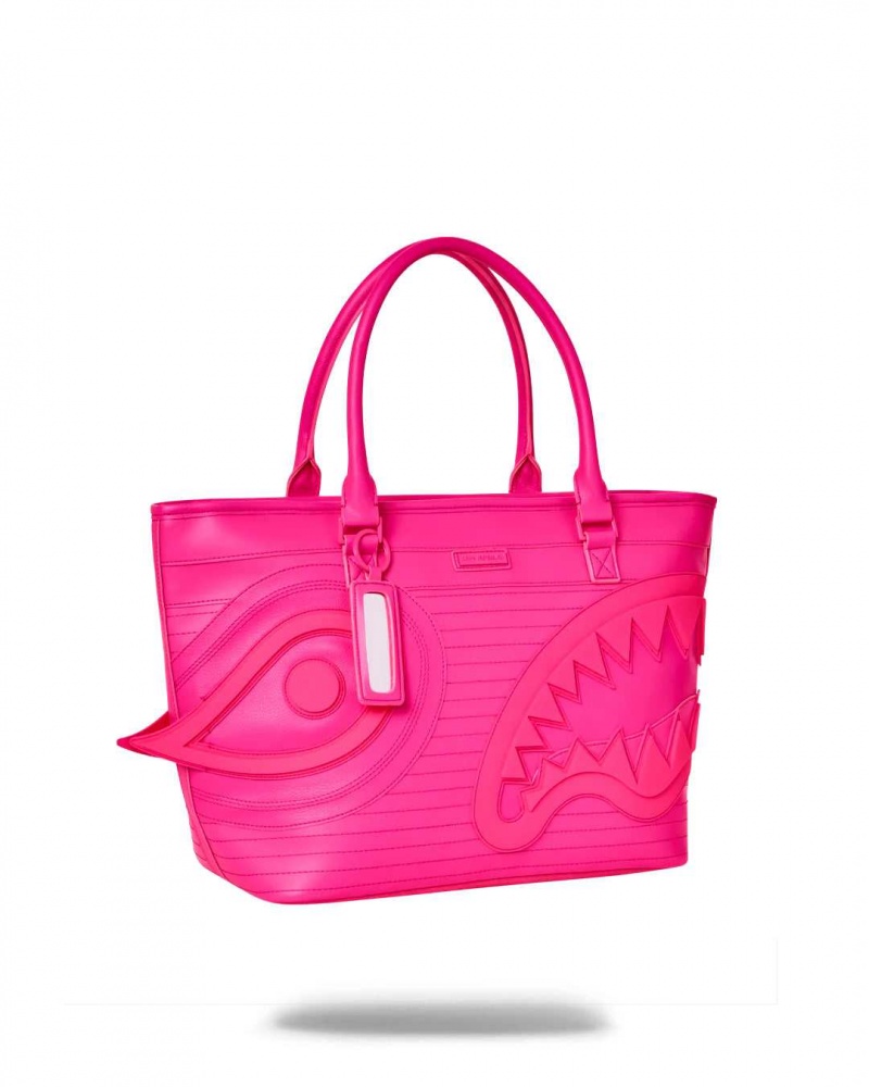 Sprayground Bag INSANEASYLUM TOTE Pink Fuchsia | HLVWB9278