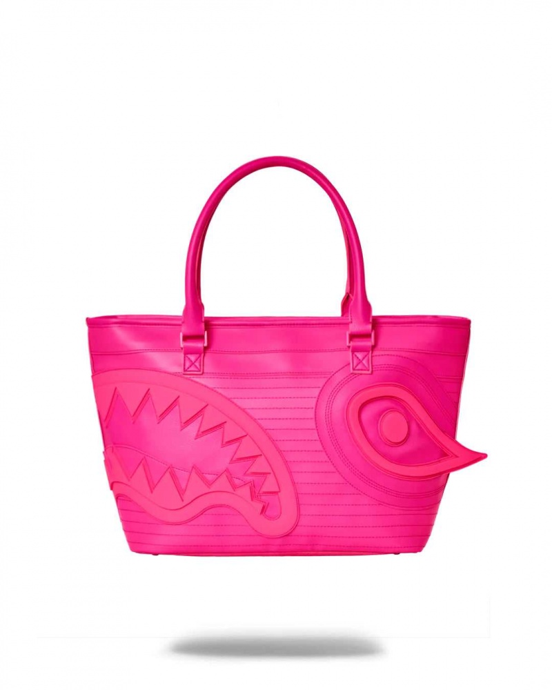 Sprayground Bag INSANEASYLUM TOTE Pink Fuchsia | HLVWB9278