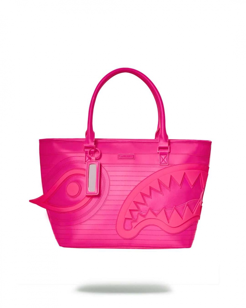 Sprayground Bag INSANEASYLUM TOTE Pink Fuchsia | HLVWB9278