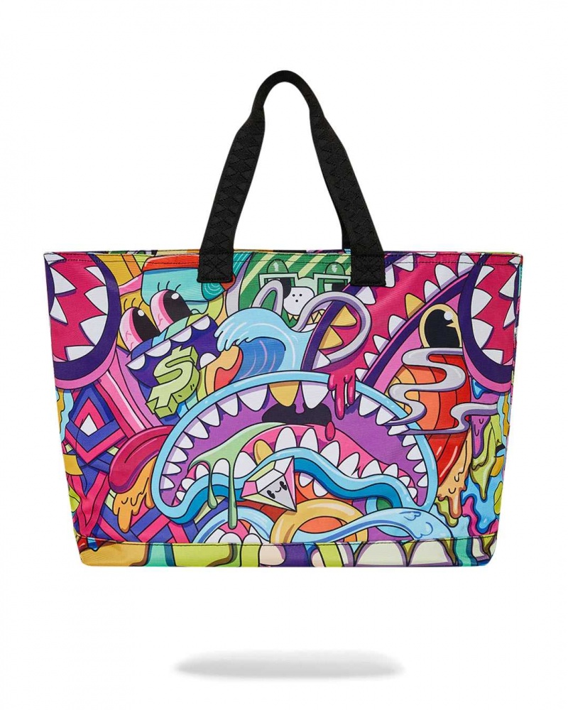 Sprayground Bag LUCID DREAMS BEACH TOTE Purple | MWPSF4196