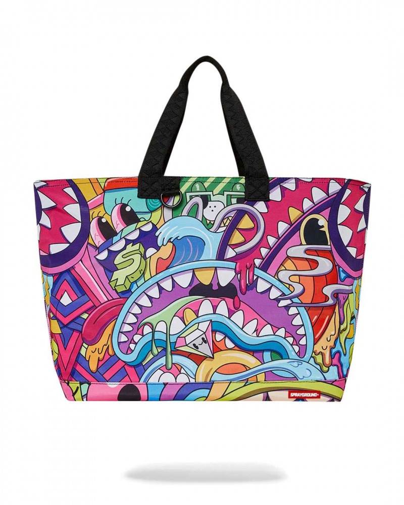 Sprayground Bag LUCID DREAMS BEACH TOTE Purple | MWPSF4196