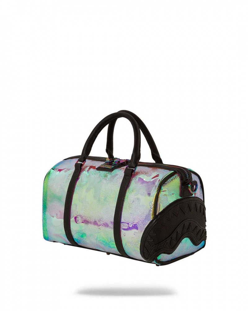 Sprayground Bag MAGIC CITY MINI DUFFLE Silver | AIQKH4956