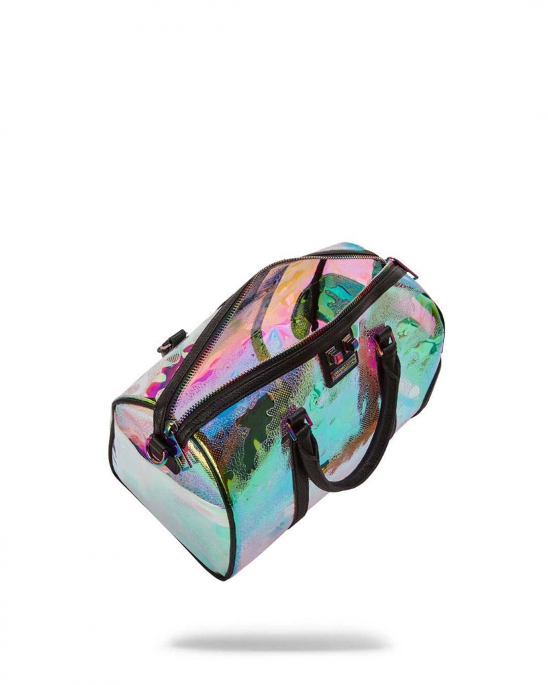 Sprayground Bag MAGIC CITY MINI DUFFLE Silver | AIQKH4956