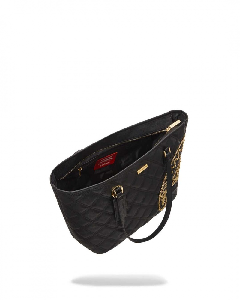 Sprayground Bag MAMBA TOTE Black | OLQVB9365