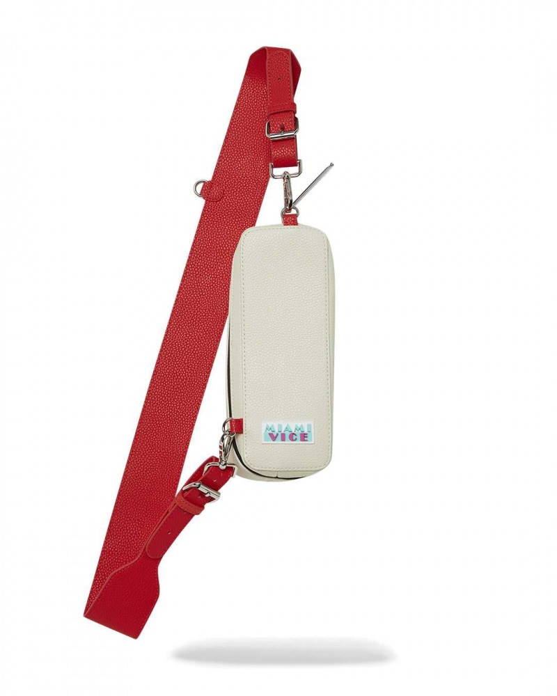 Sprayground Bag MIAMI VICE CELLPHONE BACKPACK White | XTGEH0694