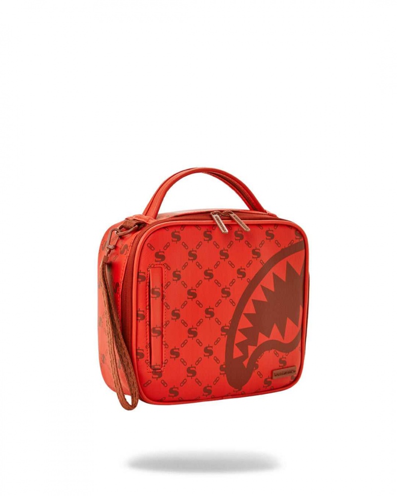 Sprayground Bag MONEYGRAM BRICK SNACK PACK Dark Red | VGWAR8975