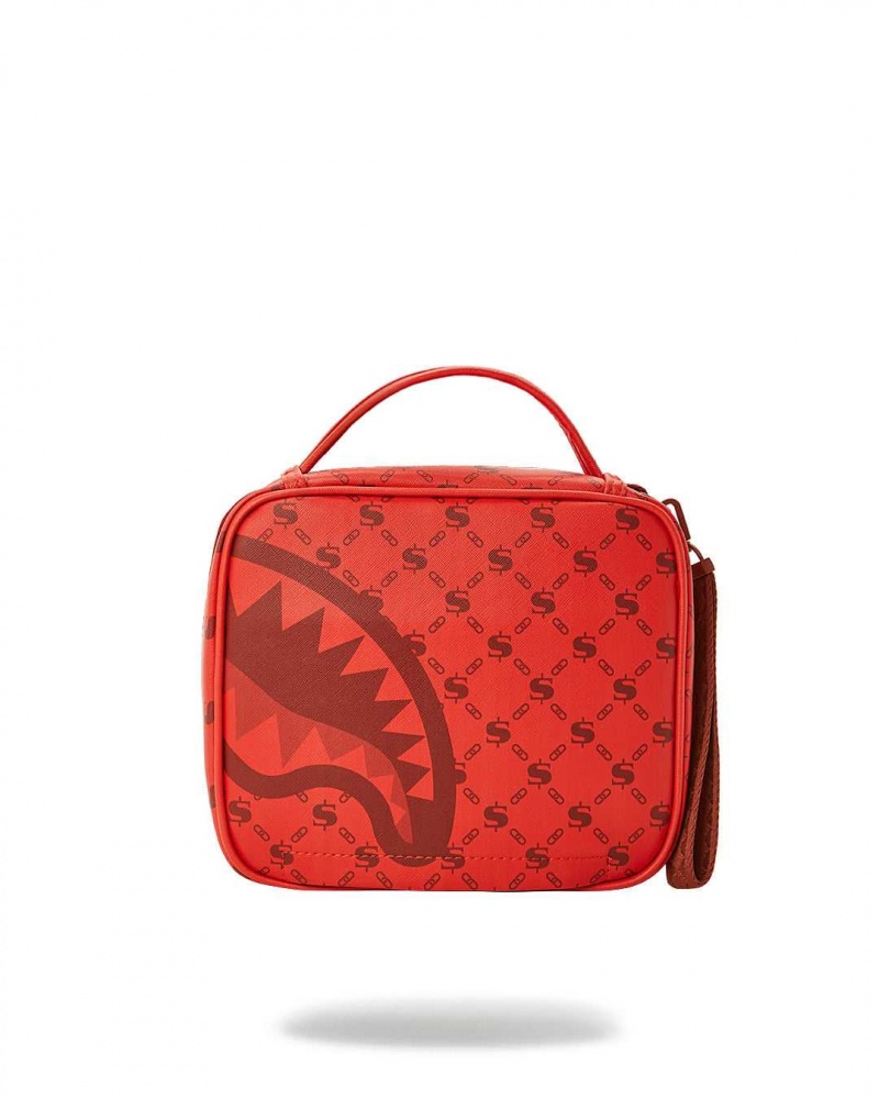 Sprayground Bag MONEYGRAM BRICK SNACK PACK Dark Red | VGWAR8975