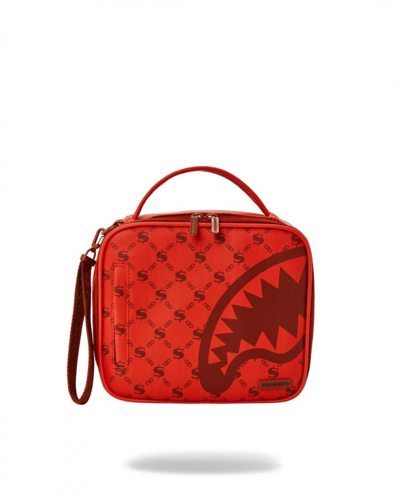 Sprayground Bag MONEYGRAM BRICK SNACK PACK Dark Red | VGWAR8975