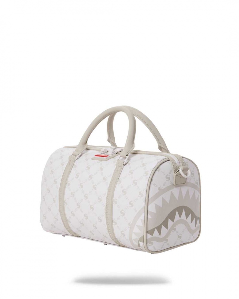 Sprayground Bag MONEYGRAM POWDER MINI DUFFLE White | MKHDO5194