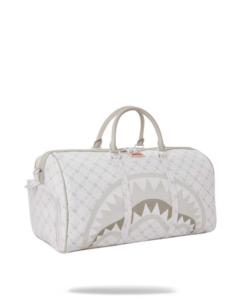 Sprayground Bag MONEYGRAM POWDER DUFFLE White | CGMWQ1236