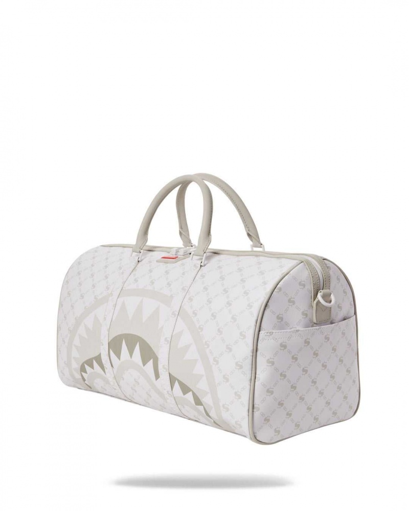 Sprayground Bag MONEYGRAM POWDER DUFFLE White | CGMWQ1236