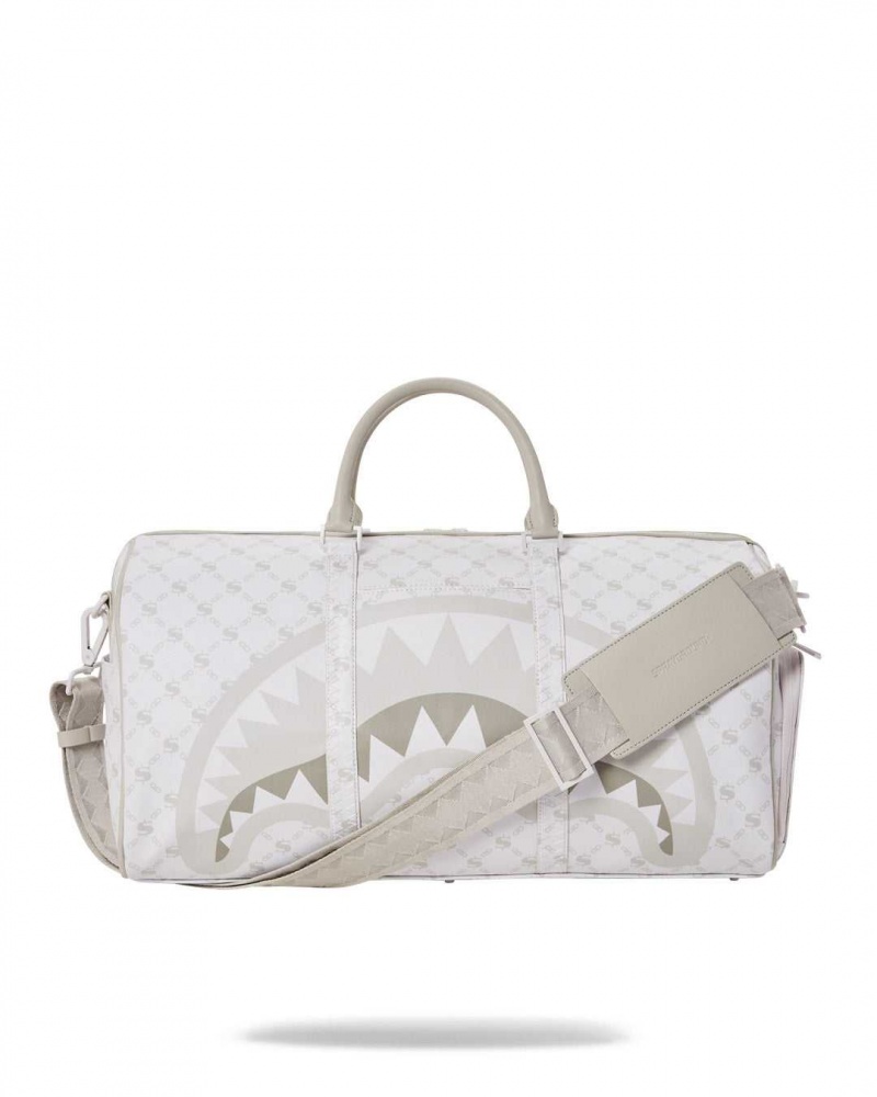 Sprayground Bag MONEYGRAM POWDER DUFFLE White | CGMWQ1236