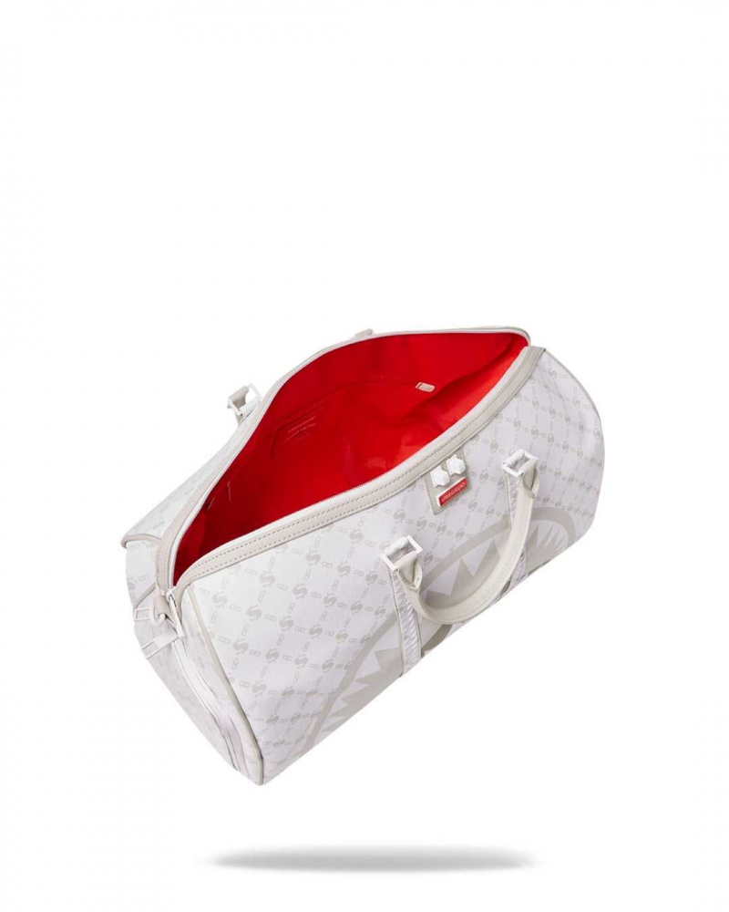 Sprayground Bag MONEYGRAM POWDER DUFFLE White | CGMWQ1236