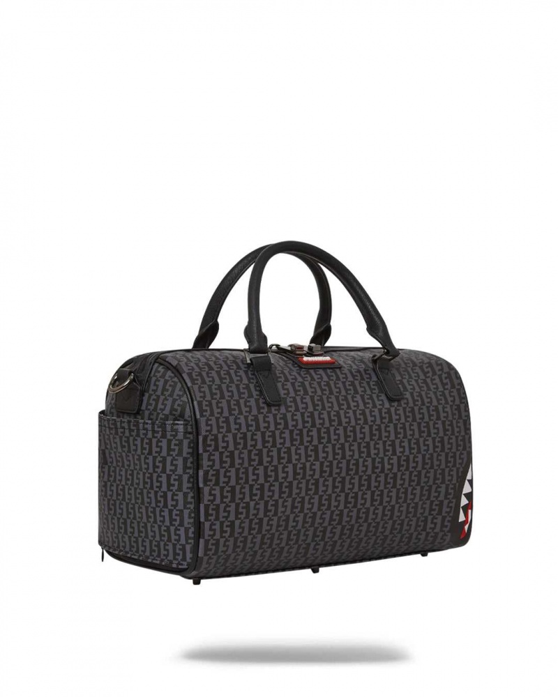 Sprayground Bag MONEY CHECK MINI DUFFLE Grey | CHFWU3061