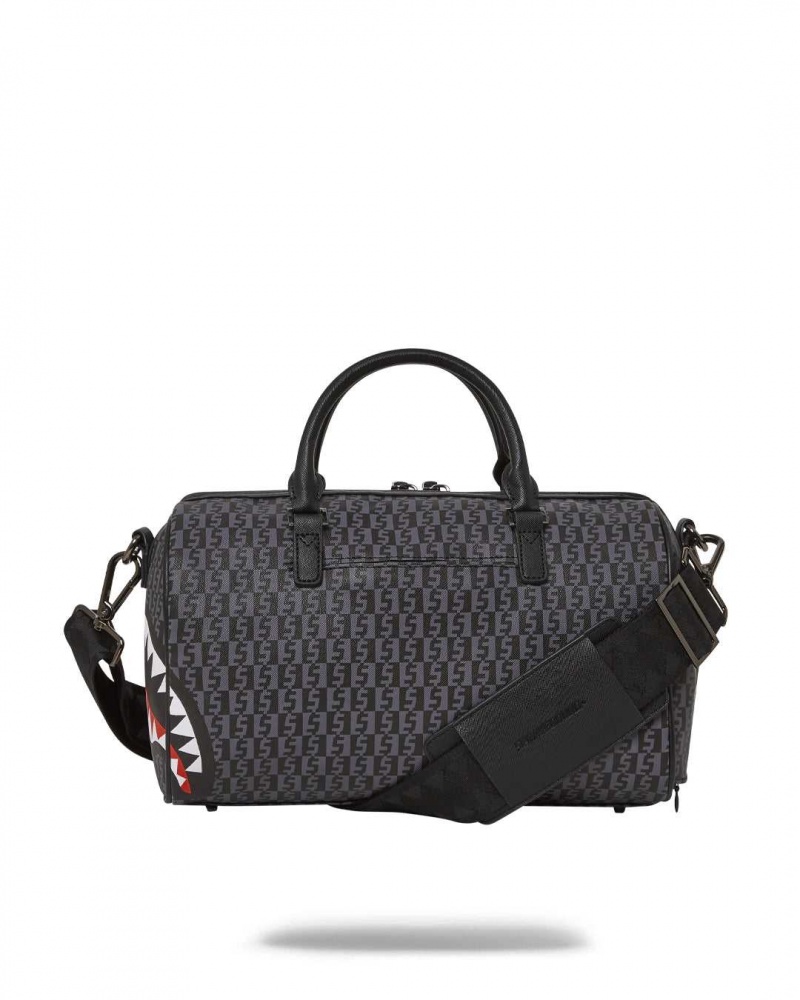 Sprayground Bag MONEY CHECK MINI DUFFLE Grey | CHFWU3061