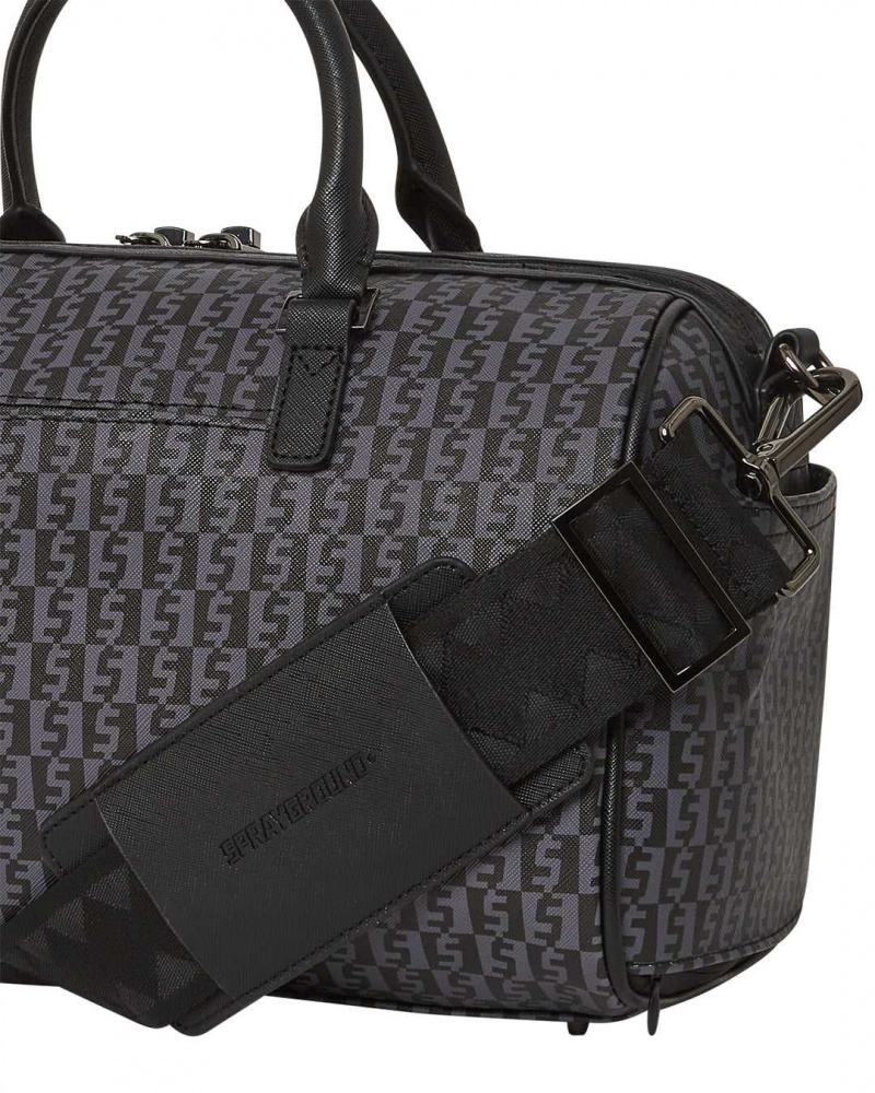 Sprayground Bag MONEY CHECK MINI DUFFLE Grey | CHFWU3061