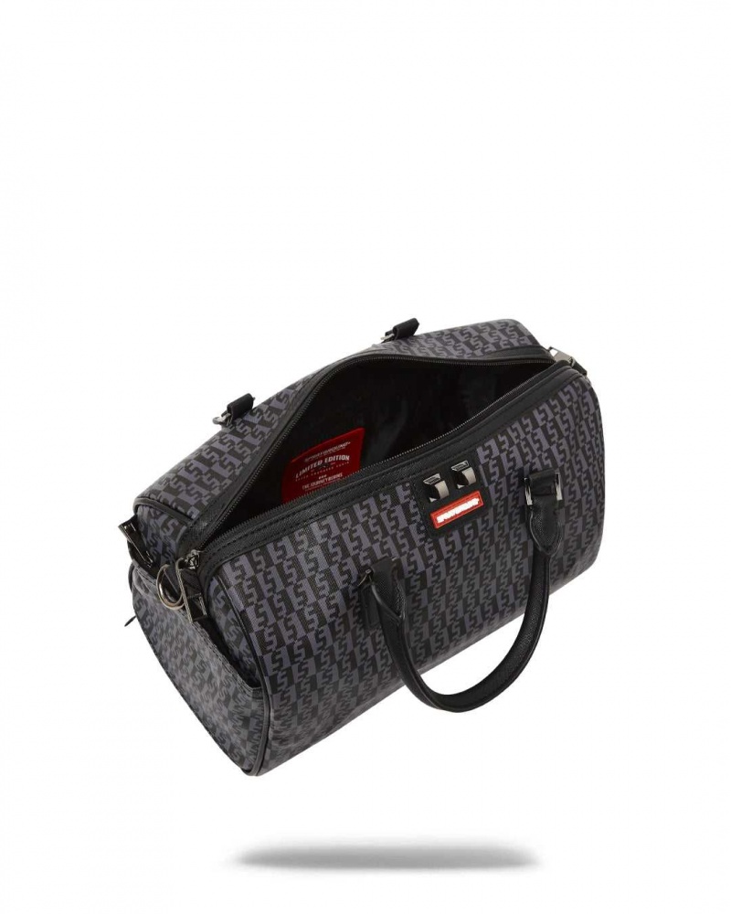 Sprayground Bag MONEY CHECK MINI DUFFLE Grey | CHFWU3061